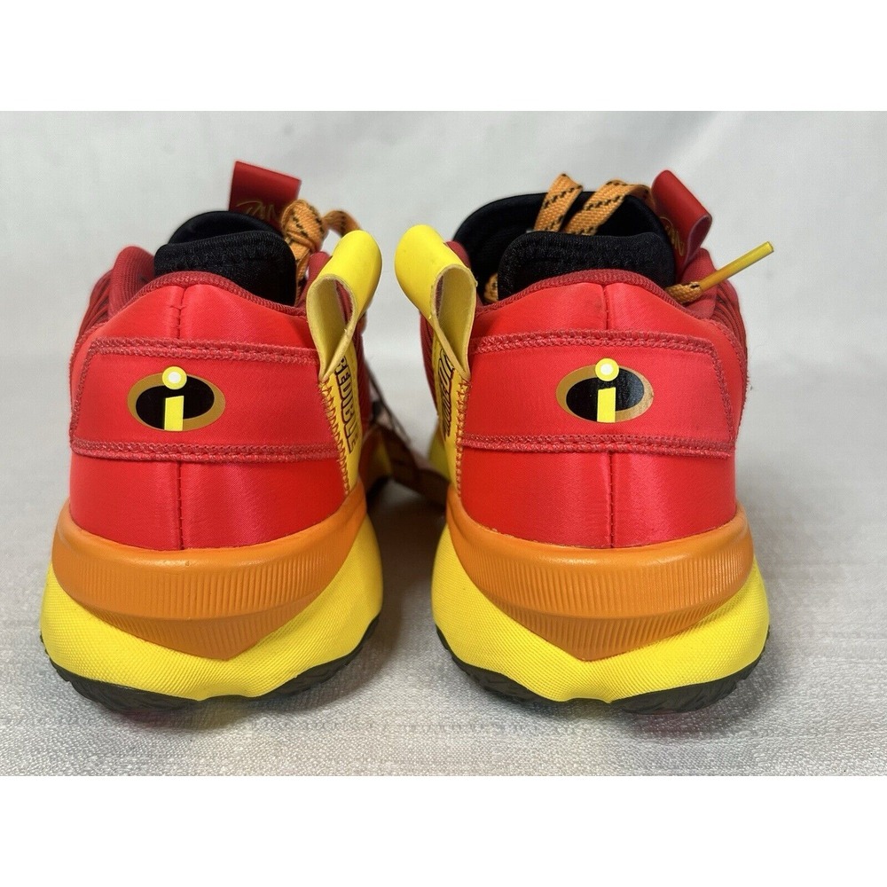 Adidas Dame 8 Mr. Incredibles Basketball Shoes Mens 6.5 Disney Pixar Red Yellow - Picture 12 of 15